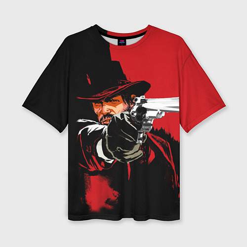 Женская футболка оверсайз Red Dead Redemption / 3D-принт – фото 1
