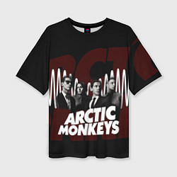 Женская футболка оверсайз Arctic Monkeys: White Waves