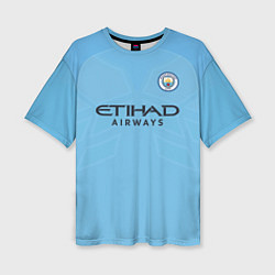 Футболка оверсайз женская Man City FC: Sterling Home 17/18, цвет: 3D-принт