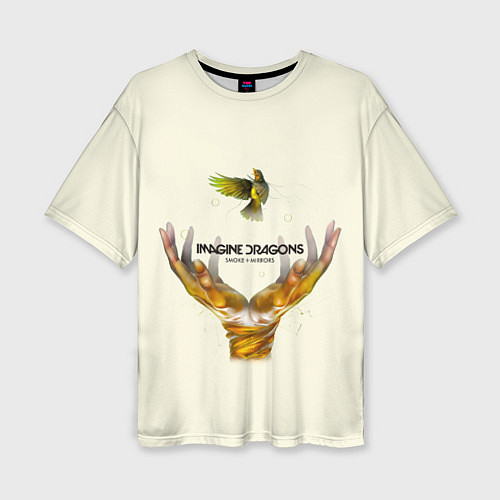 Женская футболка оверсайз Imagine Dragons S+M / 3D-принт – фото 1