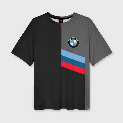 Женская футболка оверсайз BMW БМВ / 3D-принт – фото 1