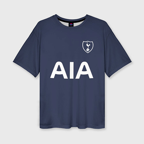 Женская футболка оверсайз Tottenham FC: Kein Away 17/18 / 3D-принт – фото 1