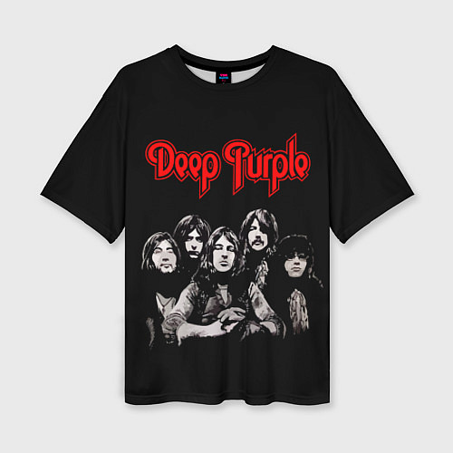 Женская футболка оверсайз Deep Purple / 3D-принт – фото 1