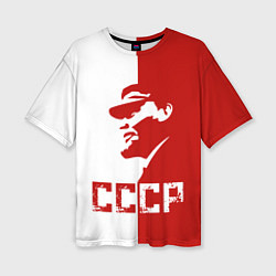 Женская футболка оверсайз Ленин СССР