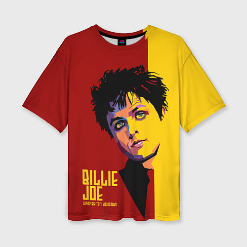 Женская футболка оверсайз Green Day: Billy Joe / 3D-принт – фото 1