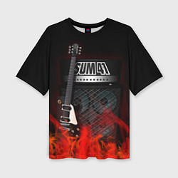 Женская футболка оверсайз Sum 41: Punk Rock