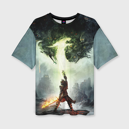 Женская футболка оверсайз Dragon Age: Inquisition / 3D-принт – фото 1