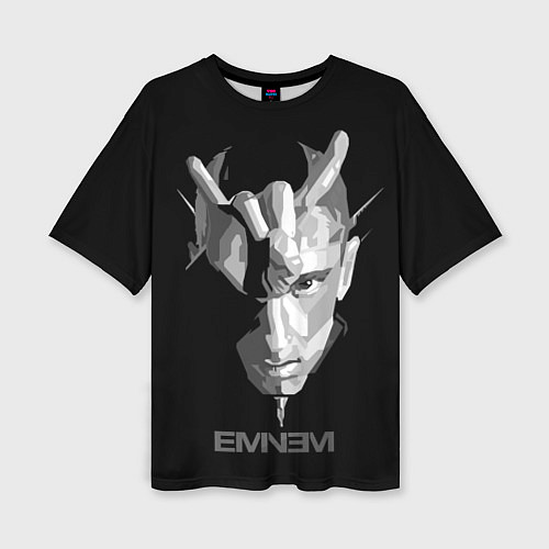 Женская футболка оверсайз Eminem B&G / 3D-принт – фото 1