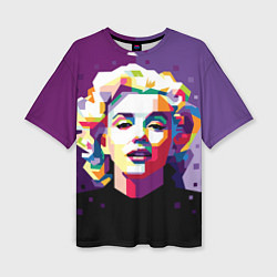Футболка оверсайз женская Marilyn Monroe, цвет: 3D-принт