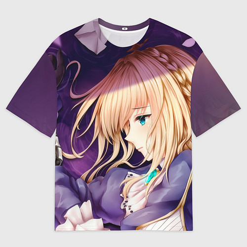 Женская футболка оверсайз Violet Evergarden / 3D-принт – фото 1