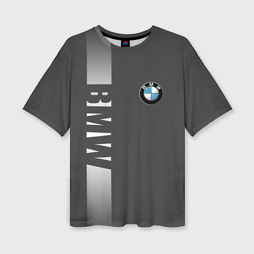 Женская футболка оверсайз BMW SPORT / 3D-принт – фото 1