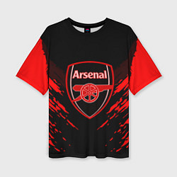 Футболка оверсайз женская Arsenal FC: Sport Fashion, цвет: 3D-принт
