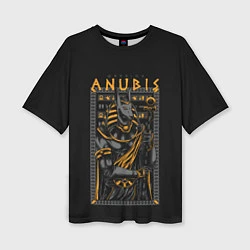 Женская футболка оверсайз Anubis