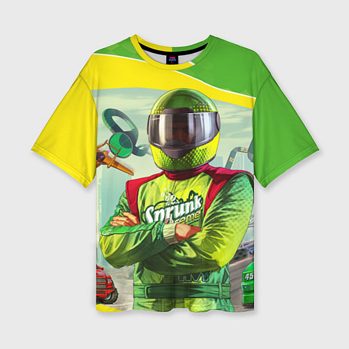 Женская футболка оверсайз GTA V: Online Racer / 3D-принт – фото 1