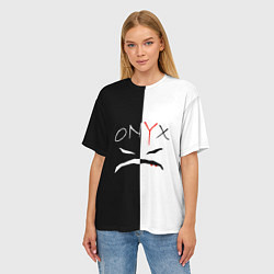 Футболка оверсайз женская ONYX, цвет: 3D-принт — фото 2