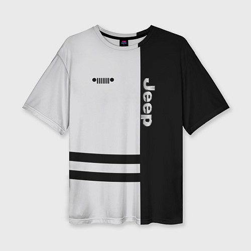 Женская футболка оверсайз Jeep / 3D-принт – фото 1