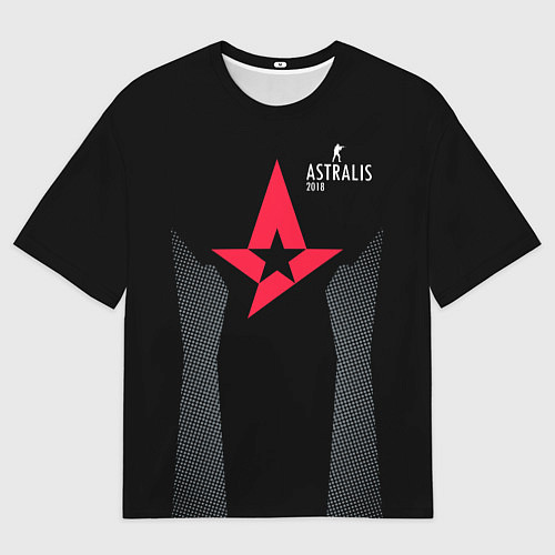 Женская футболка оверсайз Astalis 2018: The Form / 3D-принт – фото 1