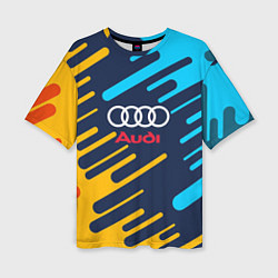 Футболка оверсайз женская Audi: Colour Sport, цвет: 3D-принт