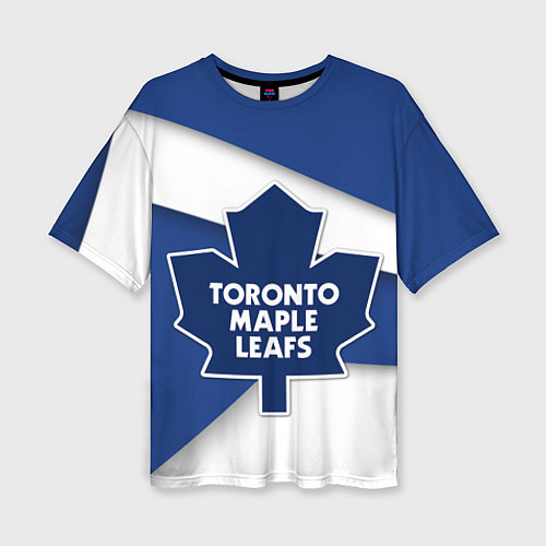 Женская футболка оверсайз Toronto Maple Leafs / 3D-принт – фото 1