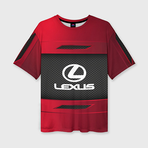 Женская футболка оверсайз Lexus Sport / 3D-принт – фото 1