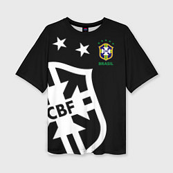 Женская футболка оверсайз Brazil Team: Exclusive
