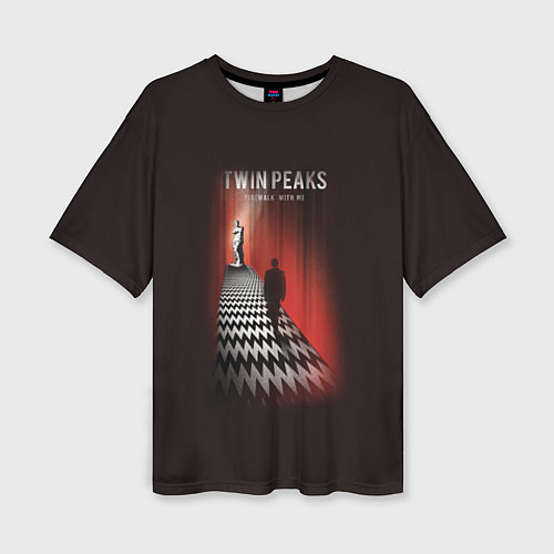 Женская футболка оверсайз Twin Peaks: Firewalk with me / 3D-принт – фото 1