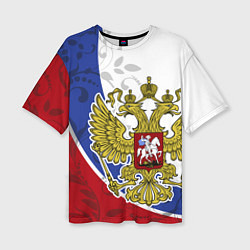 Женская футболка оверсайз Российская душа