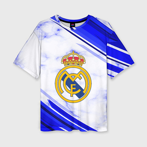 Женская футболка оверсайз Real Madrid / 3D-принт – фото 1