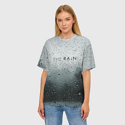 Футболка оверсайз женская The Rain, цвет: 3D-принт — фото 2