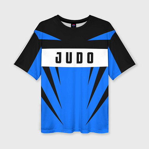 Женская футболка оверсайз Judo Fighter / 3D-принт – фото 1