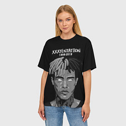 Футболка оверсайз женская XXXTentacion: 1998-2018, цвет: 3D-принт — фото 2