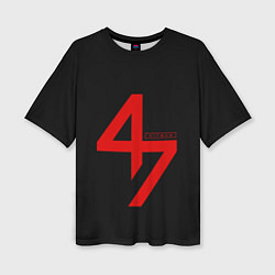 Женская футболка оверсайз Hitman: Agent 47