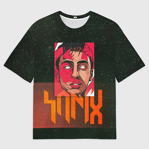 Женская футболка оверсайз Yanix / 3D-принт – фото 1