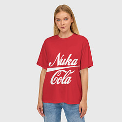 Футболка оверсайз женская Nuka Cola, цвет: 3D-принт — фото 2
