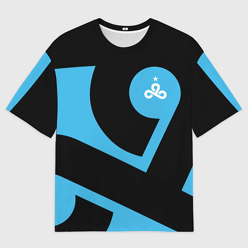 Женская футболка оверсайз CS:GO - Cloud9 the form 2018-2019 / 3D-принт – фото 1