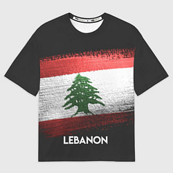 Футболка оверсайз женская Lebanon Style, цвет: 3D-принт