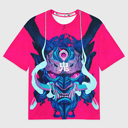 Женская футболка оверсайз Мифический зверь