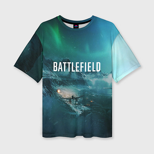 Женская футболка оверсайз Battlefield: Sea Force / 3D-принт – фото 1
