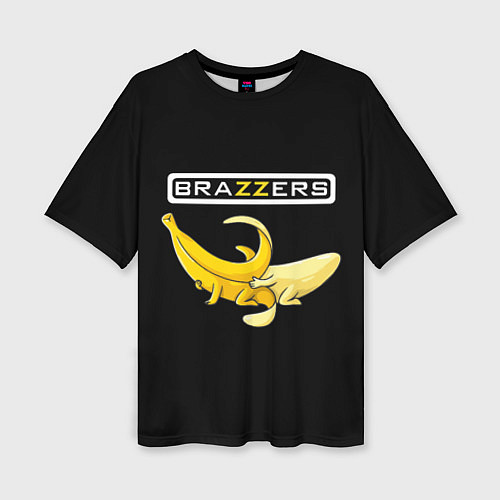 Женская футболка оверсайз Brazzers: Black Banana / 3D-принт – фото 1