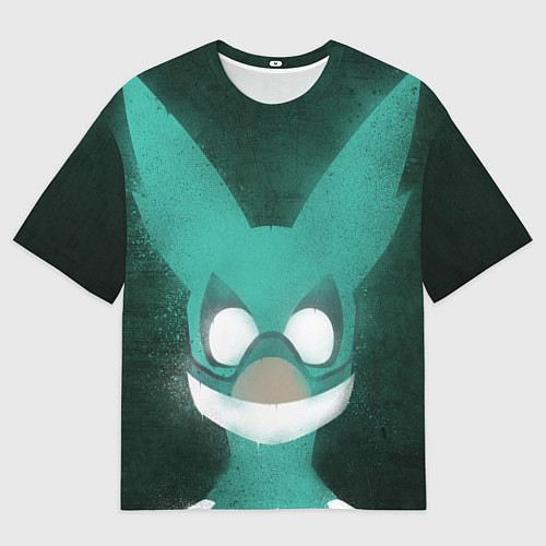 Женская футболка оверсайз Izuku Midoriya / 3D-принт – фото 1