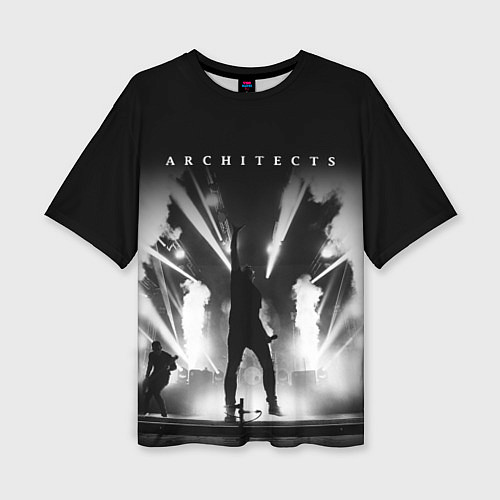 Женская футболка оверсайз Architects: Black Metal / 3D-принт – фото 1