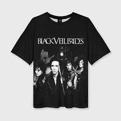 Женская футболка оверсайз Black Veil Brides