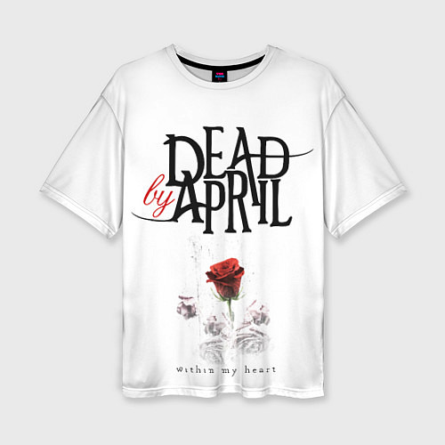 Женская футболка оверсайз Dead by April / 3D-принт – фото 1