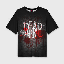 Женская футболка оверсайз Dead by April