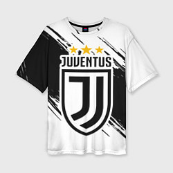 Женская футболка оверсайз Juventus: 3 Stars