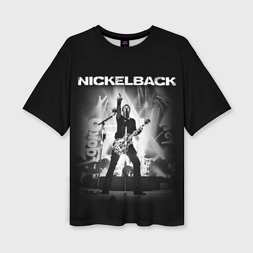 Женская футболка оверсайз Nickelback Rock / 3D-принт – фото 1