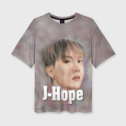 Женская футболка оверсайз BTS J-Hope
