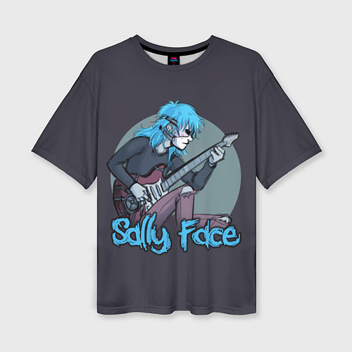 Женская футболка оверсайз Sally Face: Rock / 3D-принт – фото 1