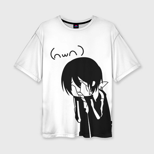 Женская футболка оверсайз Бездомный бог / 3D-принт – фото 1