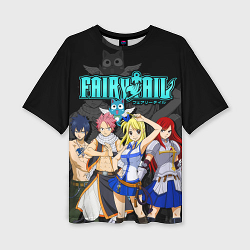 Женская футболка оверсайз Fairy Tail / 3D-принт – фото 1